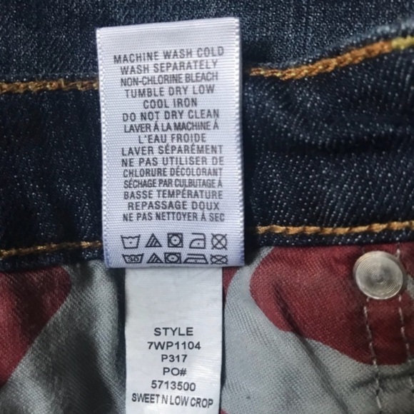 LUCKY BRAND Sweet n Low Crop Denim Jeans 6/28 - Picture 8 of 8